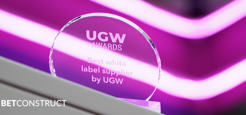 BetConstruct is the Best White Label Supplier at UGW Awards